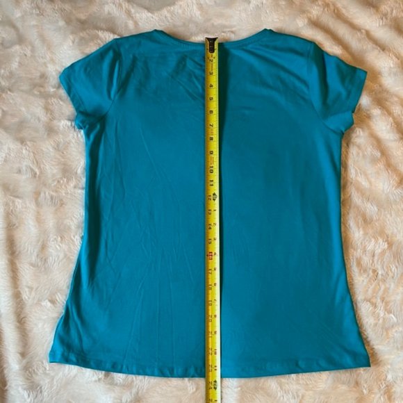 2/$35  mySTYLE T-shirt Turquoise Colour Ladies Size Medium - Picture 5 of 8